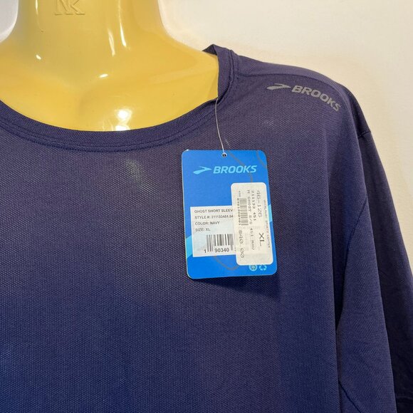Brooks Men's Ghost Running short-sleeved T-shirt - Size XL - NWT - Picture 3 of 4